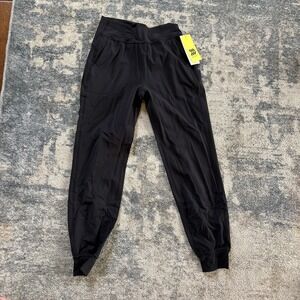 All in Motion Girls Active Joggers Leggings Black Stretchy High Rise NEW XL 14